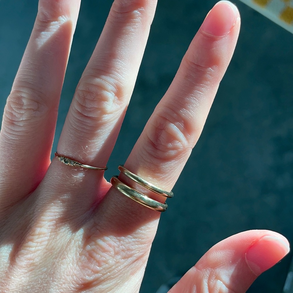 Mejuri double band ring